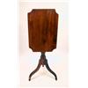 Image 1 : A FEDERAL MAHOGANY TILT-TOP CANDLESTAND