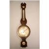 Image 1 : A GEORGE III INLAID MAHOGANY BANJO BAROMETER
