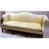 Image 1 : A CHIPPENDALE STYLE CAMELBACK SOFA