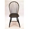 Image 1 : A BROWN AND YELLOW PAINTED BOW BACK WINDSOR SIDE CHAIR