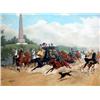 Image 1 : A OIL ON CANVAS OF A COACHING SCENE BY R. ROSENBAUM