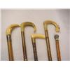 Image 1 : A GROUP OF FIVE WALKING STICKS