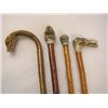 Image 1 : A GROUP OF FOUR WALKING STICKS