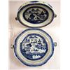 Image 1 : TWO CHINESE EXPORT PORCELAIN VEGETABKE WARMING DISHES