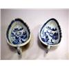 Image 1 : TWO CHINESE EXPORT PORCELAIN OVOID SHALLOW GRAVY BOATS