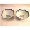 Image 1 : TWO NEARLY IDENTICAL CHINESE EXPORT PORCELAIN "CUT CORNER" BOWLS