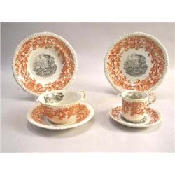 A PARTIAL COPELAND SPODE DINNER SERVICE