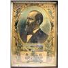 Image 1 : A FRAMED POSTER COMMEMORATING THE DEATH OF PRESIDENT GARFIELD-MARTYR