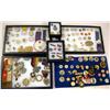 Image 1 : SIX GROUPS OF MISCELLANEOUS PINS AND BUTTONS