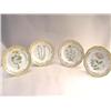 Image 1 : A SET OF FOUR ROYAL COPENHAGEN "FLORA DANICA" PATTERN PORCELAIN LUNCHEON PLATES