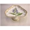 Image 1 : A ROYAL COPENHAGEN "FLORA DANICA" PATTERN PORCELAIN FOOTED TRIANGULAR COMPOTE