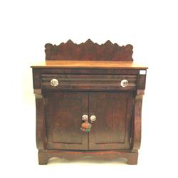 A MAHOGANY WASHSTAND
