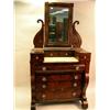 Image 1 : AN EMPIRE MAHOGANY VANITY DRESSER