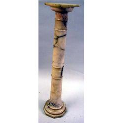 A MARBLE PEDESTAL
