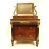 Image 1 : AN EMPIRE STYLE GILT STENCIL-DECORATED DRESSING CHEST OF DRAWERS