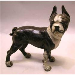 AN IRON BULLDOG DOOR STOP