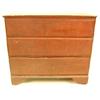 Image 1 : A RED-PAINTED PINE ONE-DRAWER BLANKET CHEST