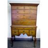 Image 1 : A QUEEN ANNE CHERRYWOOD HIGH CHEST OF DRAWERS
