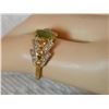 Image 6 : **** FEATURE ITEM **** RING - 1.00 CT MULTI COLOR GEMSTONE & DIAMOND 10KT SOLID YELLOW GOLD - INCLUD