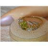 Image 7 : **** FEATURE ITEM **** RING - 1.00 CT MULTI COLOR GEMSTONE & DIAMOND 10KT SOLID YELLOW GOLD - INCLUD