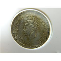 COIN - 1/4 RUPEE - INDIA - 1945(.)B - SMALL 5