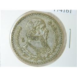 COIN - ESTADOS UNIDOS MEXICANOS - UN PESO - 1963