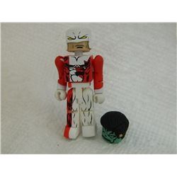 MINI FIGURE - RED & WHITE - WITH HEAD & HAIR