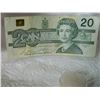 Image 1 : PAPER NOTE - CANADA - $20 - 1991