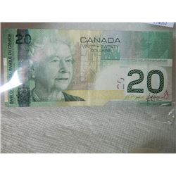 PAPER NOTE - CANADA - $20 - 2004