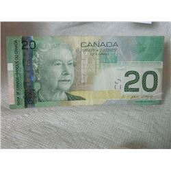 PAPER NOTE - CANADA - $20 - 2004