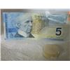 Image 1 : PAPER NOTE - CANADA - $5 - 2002