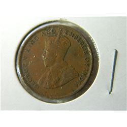 COIN - CEYLON - ONE CENT - 1925