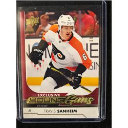 2017-18 UPPER DECK YOUNG GUNS TRAVIS SANHEIM #214