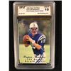 Image 1 : 1998 EDGE 1ST PLACE PEYTON MANNING #135 ROOKIE RECORD STARTER (GEM MT 10) MINT GRADING
