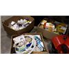 Image 1 : 3 BOXES NEW LIGHT BULBS, FILTERS, ELECTRICAL ITEMS