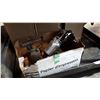 Image 1 : BOX OF SPRAY GUN ANTIQUE TORCH AND LUBRICANT