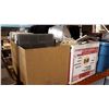 Image 1 : 2 BOXES OF PAINT BRUSHES, HARDWARE, AND ESTATE GOODS