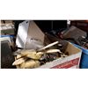 Image 3 : 2 BOXES OF PAINT BRUSHES, HARDWARE, AND ESTATE GOODS