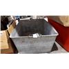 Image 1 : RECTANGULAR GALVANIZED TUB