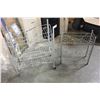 Image 1 : TWO METAL WIRE RACKS