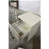 Image 3 : TWO DRAWER METAL FILING CABINET