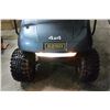 Image 8 : EZ-GO TXT BLUE GAS GOLF CART, 2WD, LIFTED WITH TIRES AND WHEELS, CHROME BUMPER, RUNS GREAT