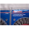 Image 2 : 3 NEW WESTWARD 6 INCH WIRE WHEEL BRUSHES RETAIL $49 EACH