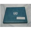Image 1 : BLUE UNITED NATIONS BINDER W/ POST CARDS AND STAMPS