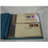 Image 2 : BLUE UNITED NATIONS BINDER W/ POST CARDS AND STAMPS