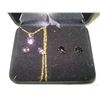 Image 2 : AMETHYST PENDANT AND EARRINGS W/ EAXTRA EARRINGS