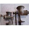 Image 2 : THREE IRON MEAT GRINDERS