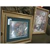 Image 1 : 2 FRAMED PRINTS IN GOLD FRAMES