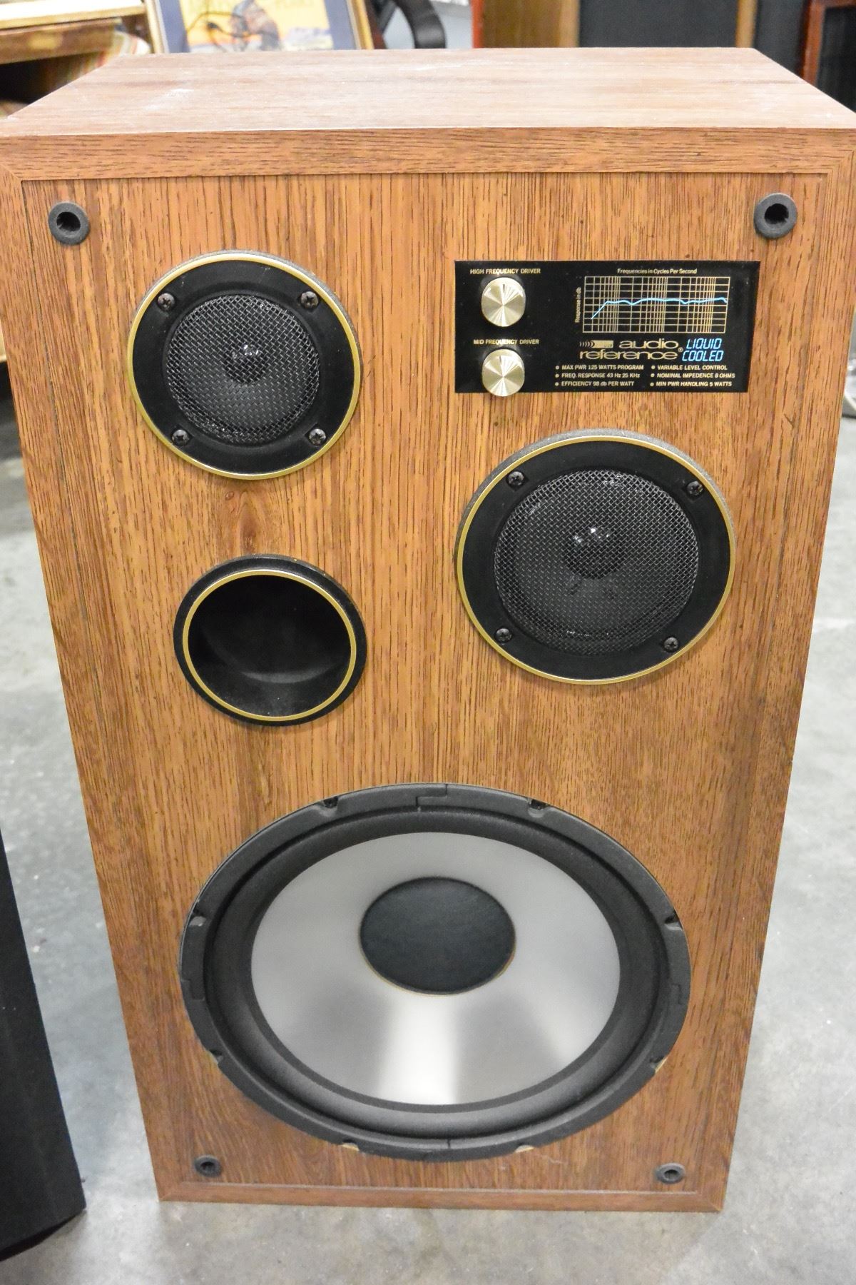 PAIR OF AUDIO REFERENCE LIQUID COOLED SPEAKERS