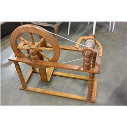 WOOD WOOL SPINING WHEEL